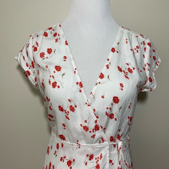 Reformation Ports Wrap Mini Dress - Picture 2 of 12